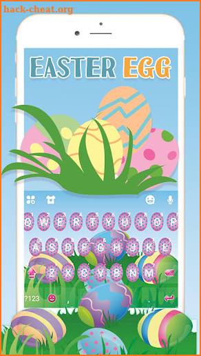 Easter Eggs Keyboard Theme screenshot