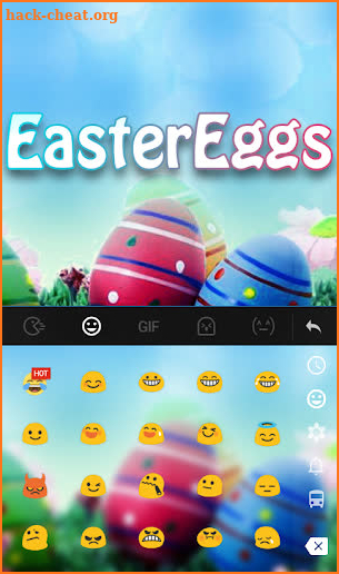 Easter Eggs Keyboard Theme screenshot