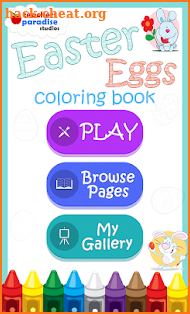 Easter Eggs Kids Coloring Game screenshot