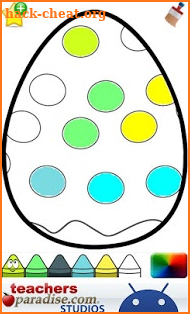Easter Eggs Kids Coloring Game screenshot