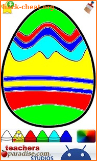 Easter Eggs Kids Coloring Game screenshot