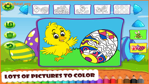 Easter Games - Spring Egg Coloring and Match game screenshot