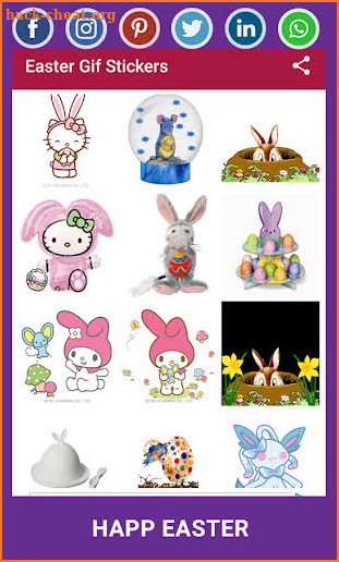 Easter Gif Stickers screenshot