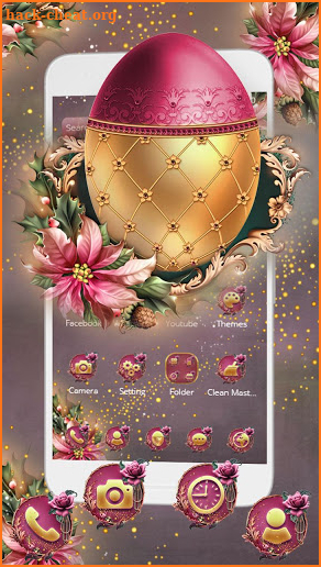 Easter Golden Egg Theme screenshot