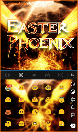 Easter Phoenix Keyboard Theme screenshot