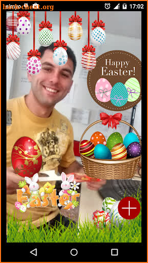 Easter photo stickers editor screenshot