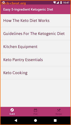 Easy 5-Ingredient Ketogenic Diet screenshot