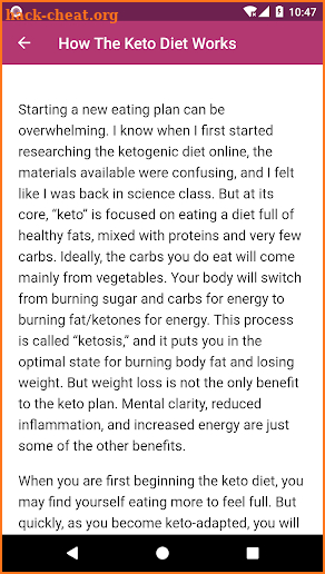 Easy 5-Ingredient Ketogenic Diet screenshot