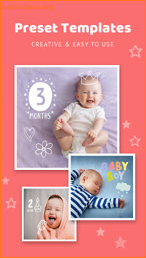 Easy Baby Photo Editor, Baby Sticker, Pregnancy screenshot
