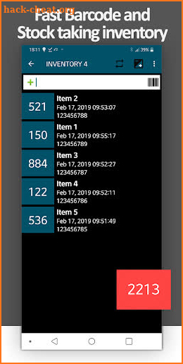 Easy Barcode inventory and stock take PRO screenshot
