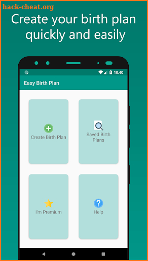 Easy Birth Plan screenshot