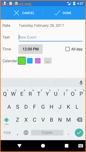 Easy Calendar screenshot