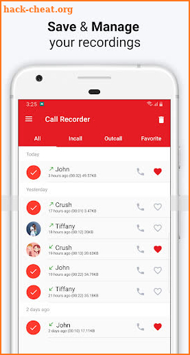 Easy Call Recorder - Automatic call recorder screenshot