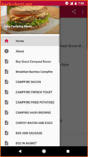 Easy Camping Meals screenshot