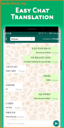 Easy Chat Translator for Whatsapp screenshot