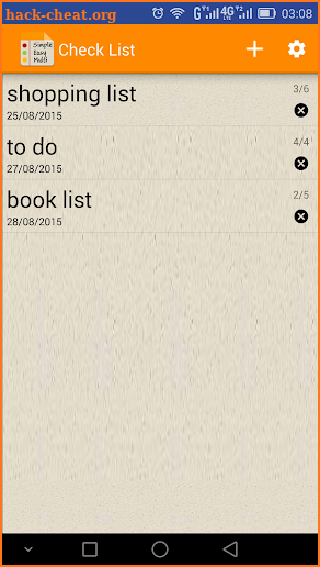 Easy Check list screenshot