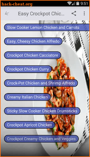 Easy Crockpot Chicken Recipes screenshot