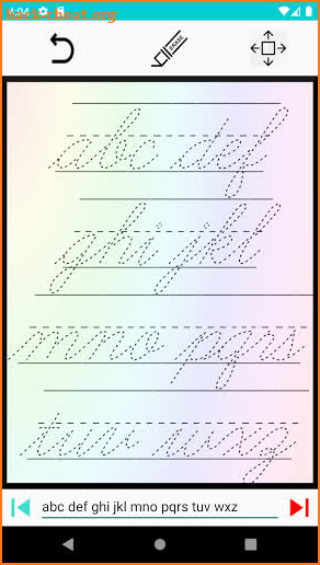 Easy Cursive Handwriting screenshot