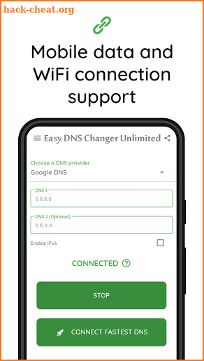 Easy DNS Changer Unlimited VPN Pro+ screenshot