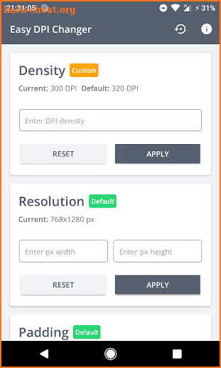 Easy DPI Changer [Root] screenshot