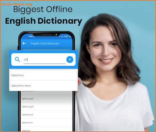 Easy English Dictionary Offline Voice Word Meaning screenshot