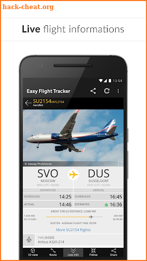 Easy Flight Tracker ✔️ Free Flight Radar screenshot