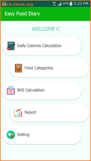 Easy Food Diary screenshot