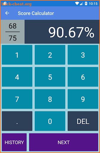 Easy Grader - Grading Calculator and Test Tracker screenshot