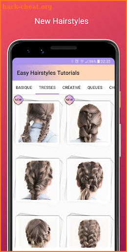 Easy Hairstyles Tutorials : Step by Steps screenshot