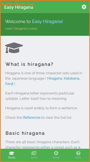 Easy Hiragana screenshot