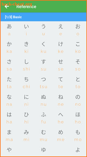 Easy Hiragana screenshot