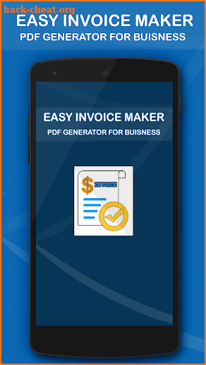 Easy Invoice Maker - PDF Generator for Business screenshot