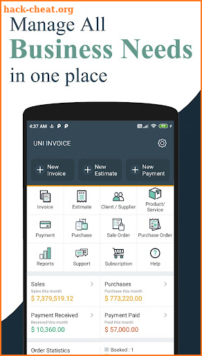 Easy Invoice Manager & Billing App - Uni Invoice screenshot