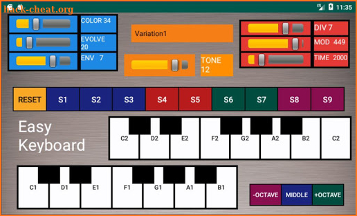 Easy Keyboard Synth screenshot