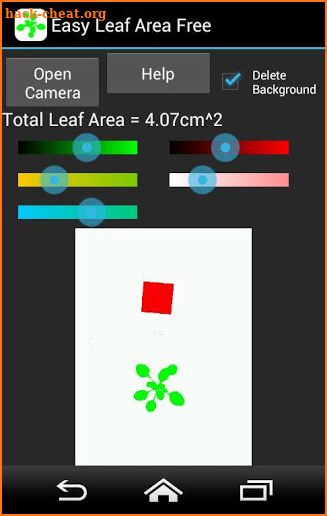 Easy Leaf Area Free screenshot