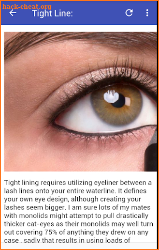 Easy Monolid Eye Makeup Tip. screenshot