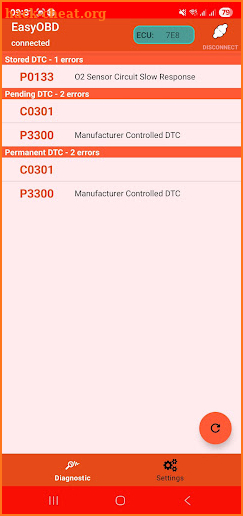 Easy OBD - ELM car scanner screenshot