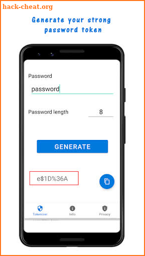 Easy Password Generator, Tokenizer and Manager screenshot