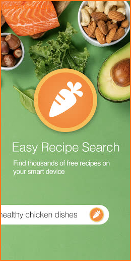 Easy Recipes Search Launcher screenshot