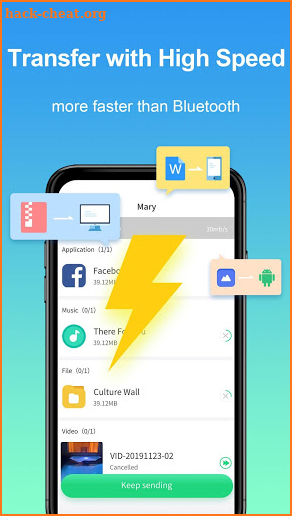 Easy Share - File Transfer & Share Apps screenshot