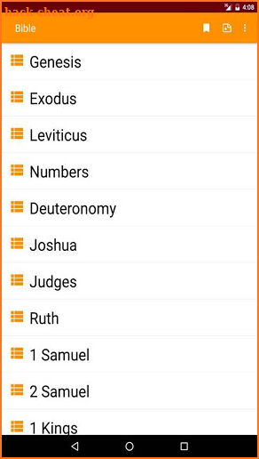 Easy to read Bible app screenshot