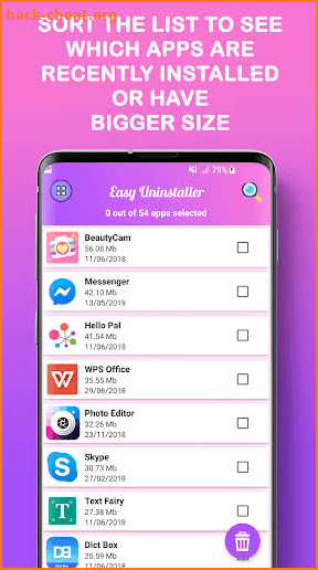 Easy Uninstaller App Uninstall Pro 2019 screenshot