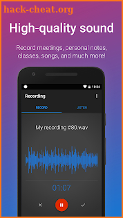 Easy Voice Recorder screenshot