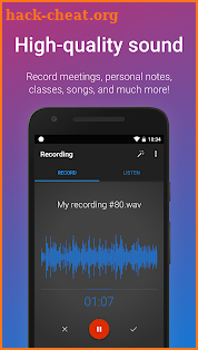 Easy Voice Recorder Pro screenshot