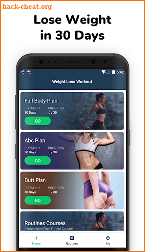 Easy Weight Loss Workout - Lose Weight in 30 Days screenshot
