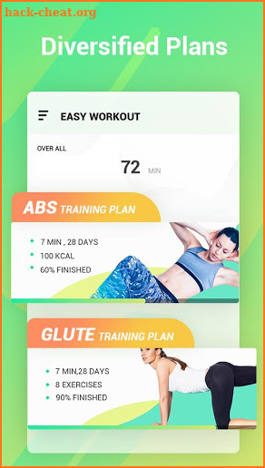 Easy Workout - HIIT exercises, Abs & Butt Fitness screenshot