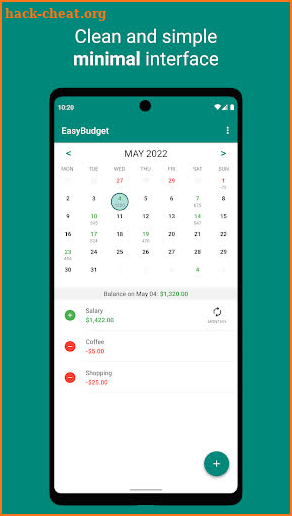 EasyBudget - Budget planning screenshot