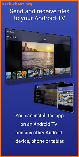 EasyJoin Go TV - Send files to Android TV from PC screenshot