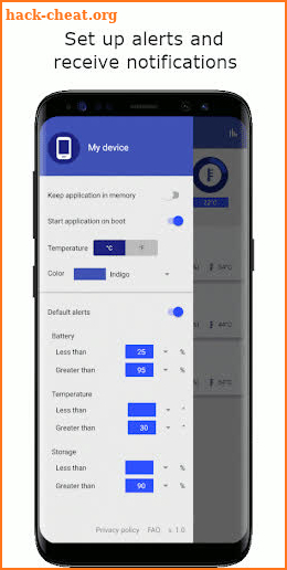 EasyMonitoring Battery & Storage of Remote Devices screenshot