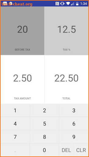 EasyTax - Sales Tax Calculator screenshot